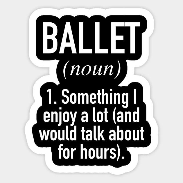 Ballet Definition Sticker by Buster Piper